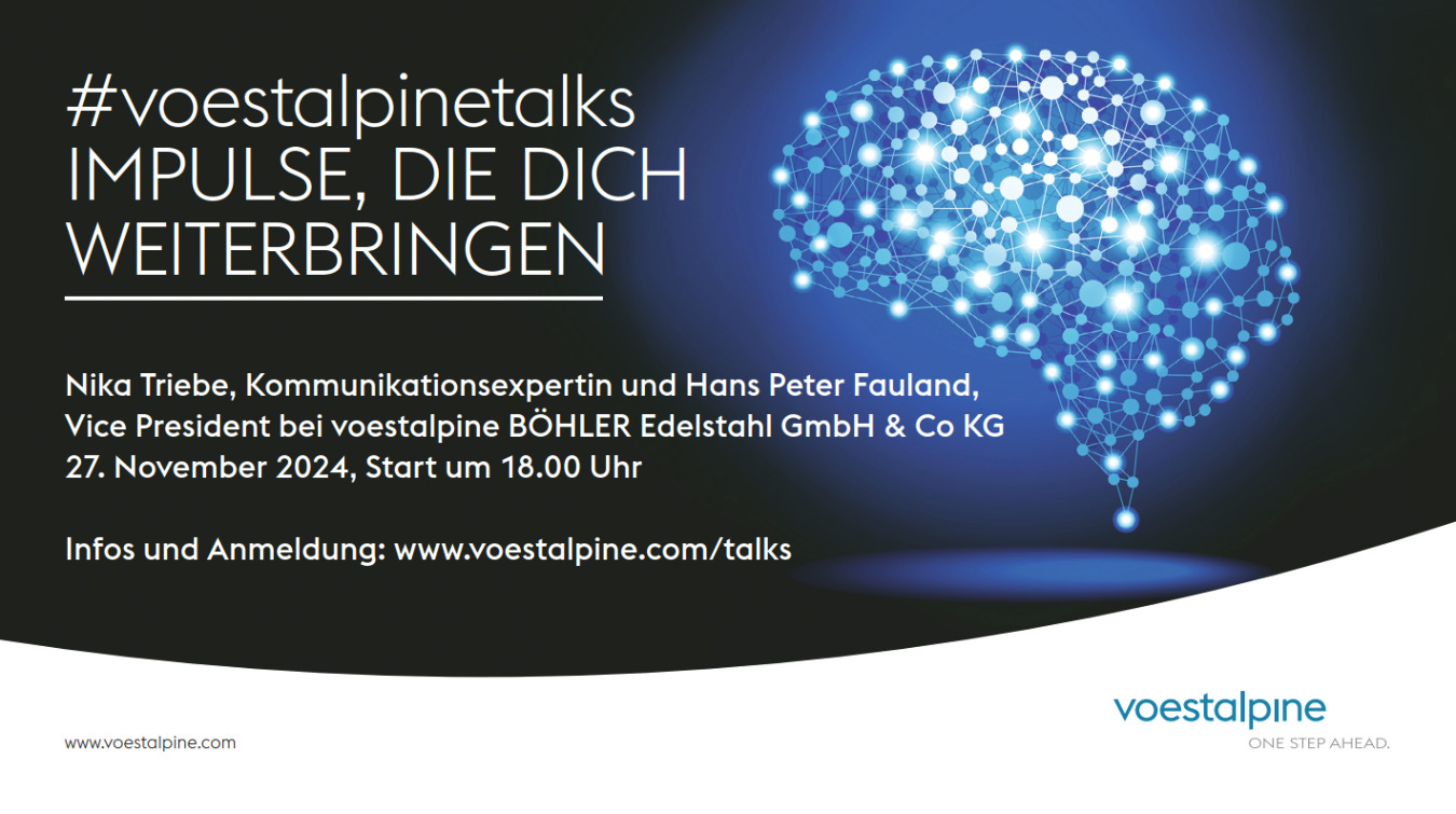 Plakat voestalpine talks 2024