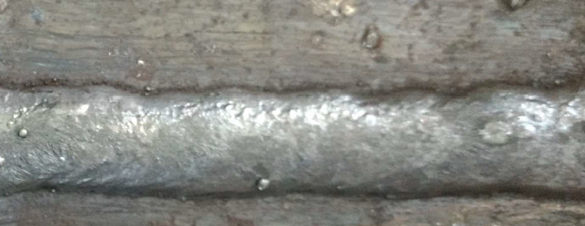 WEARcore XD 62-O welded with Current of 350 AMP