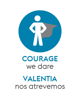 Courage || Valentía   -  We dare || Nos atrevemos