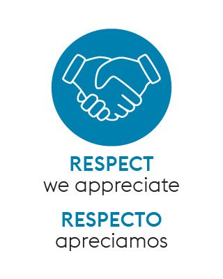 Respect | Respeto - We appreciate | Apreciamos