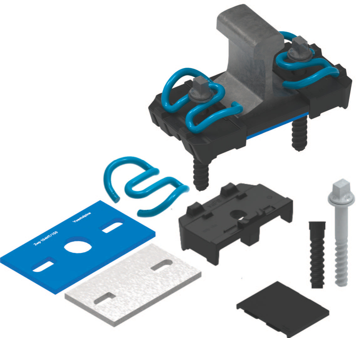 300 rail fastening system