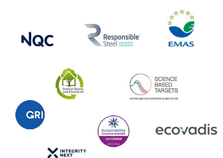 Nachhaltigkeitszertifikate voestalpine Wire Technology