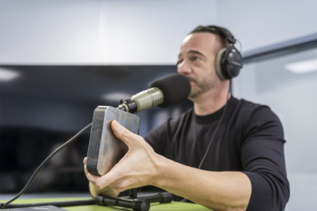 Robert Windisch erklärt die Oberflächenqualität