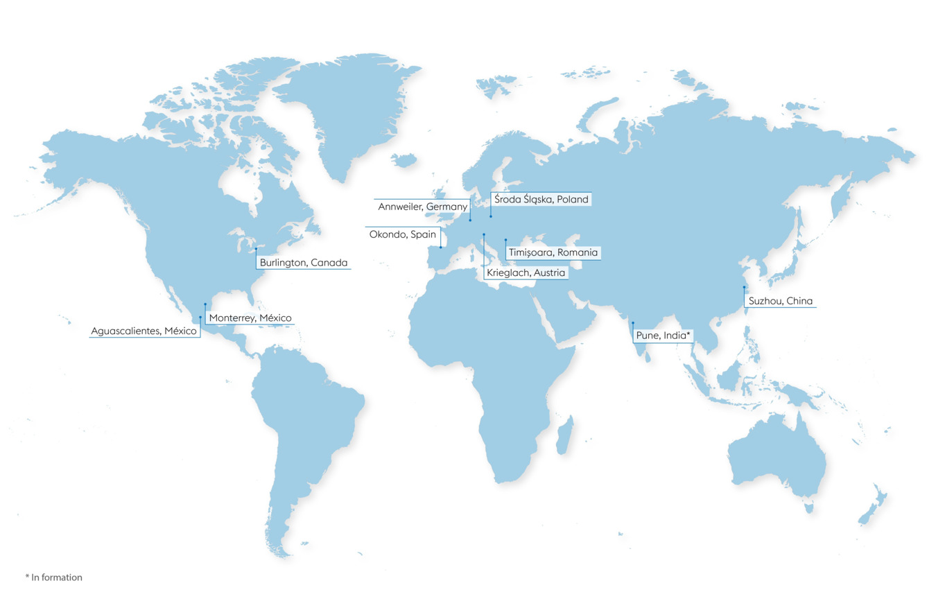 voestalpine Rotec sites worldwide