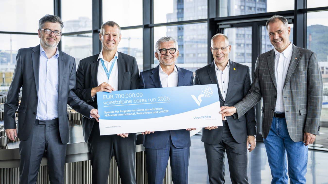voestalpine cares run: employees helped raise EUR 700,000 for international aid projects